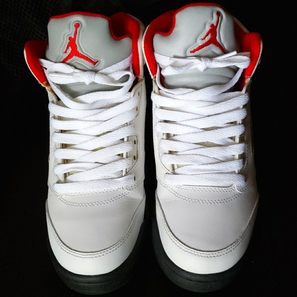 ⚡2X Host Pick⚡Air Jordan 5 Retro GS 'Fire Red' 2013 - Picture 6 of 10